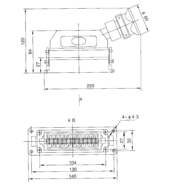380V 220V Circuit Breaker Accessories Siemens Circuit Breaker Secondary Socket