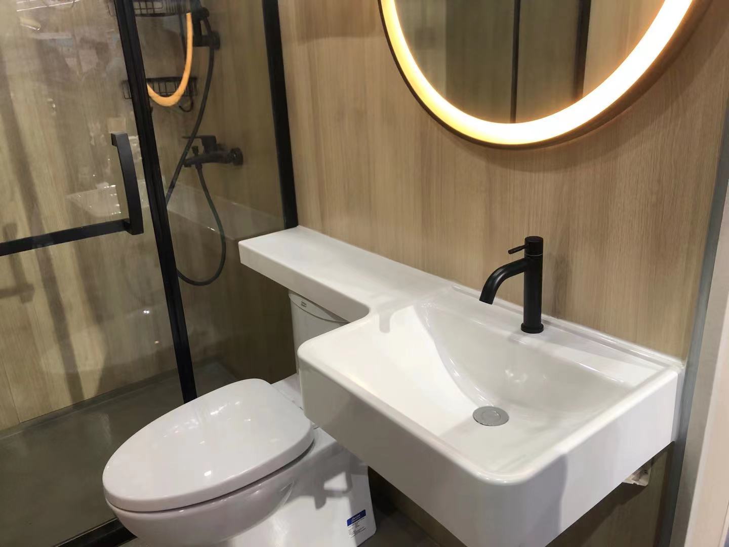 China SMC Bathroom Pod Factory Waterproof Integrated Design Quick Install Leak-proof