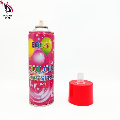 Multicolor Christmas Fake Snow Spray Multipurpose Smudgeproof Boss Snow Spray