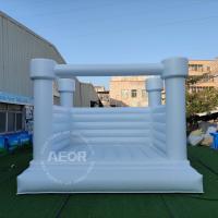 White Bounce House Outdoor Inflatable Jump House Commercial Bouncy House