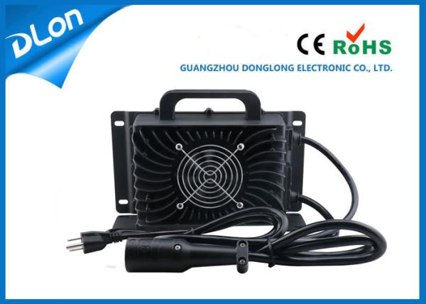 Black or sliver housing 48V 18A 48v 20a club car golf cart charger waterproof ip67 with club car 3 pin plug