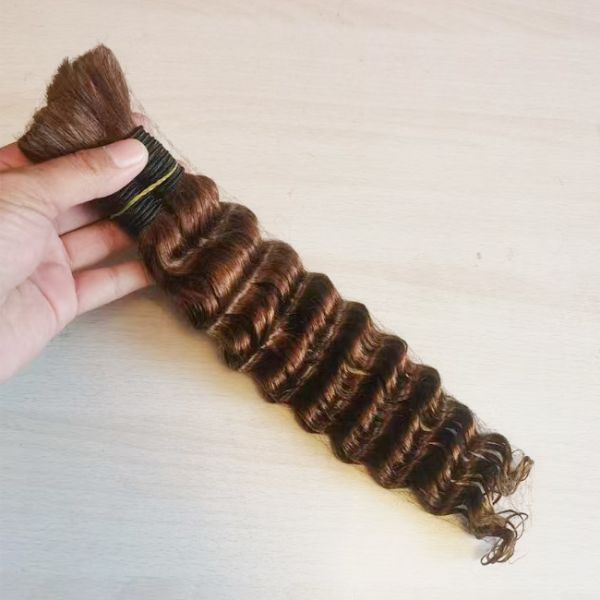 Natural Braiding Hair No Weft Raw Vietnamese Virgin Human Hair Bulk For Braiding