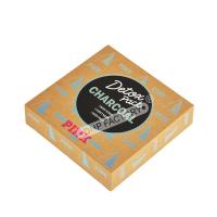 Boîtes cadeaux en papier brun personnalisées avec motif d'impression coloré