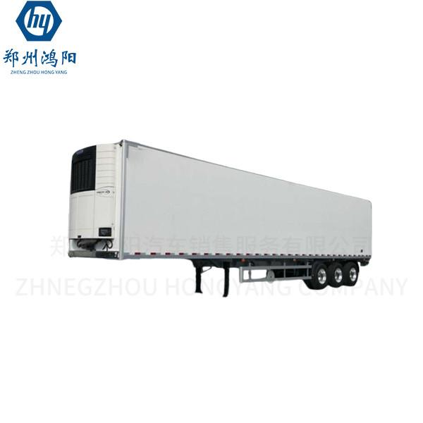 Spacious And Fuel Refrigerated Semi Trailer For Dairy And Meat Distribution