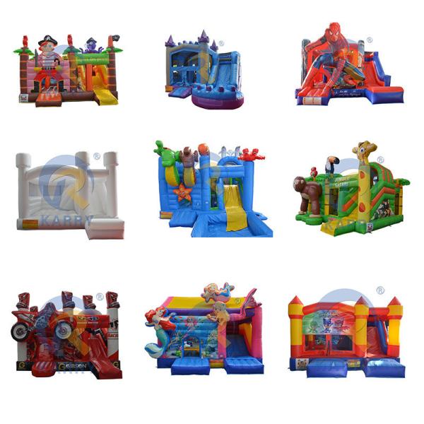 Repair Kits Included Traditional PVC Castle Water Slide Combo for Kids' Entertainment