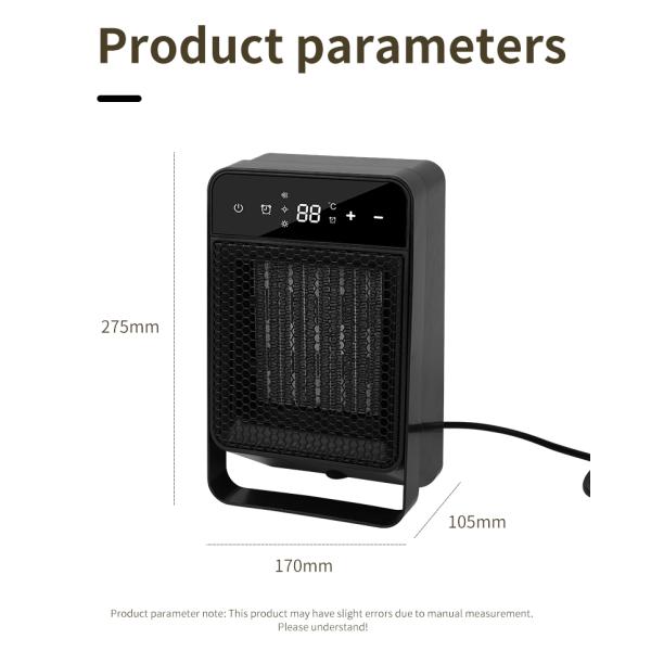 Fast Heating Household Indoor 1500W Portable Electric Space Heater with Thermostat