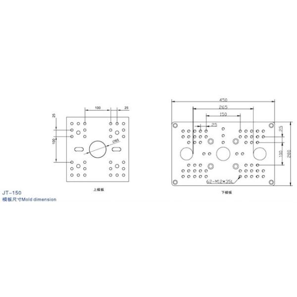 CX150 Plastic Vertical Injection Moulding Machine ISO