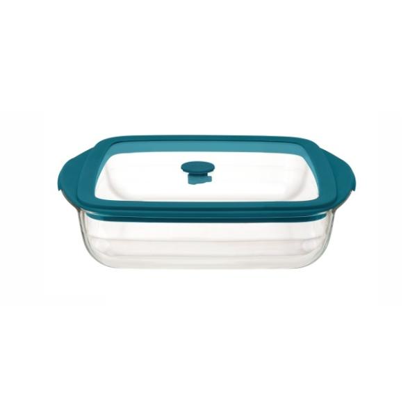 Customized Borosilicate Glass Bakeware Glass Baking Dishes With Vented Glass Lid
