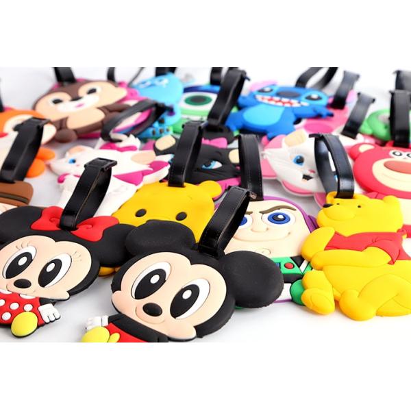 2018 super design customized luggage tag/baggage tag rubber loop manufacturer