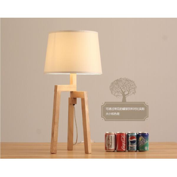 Wooden study bedroom Stilt Table Lamp wooden bedside lamp(WH-MTB-180)
