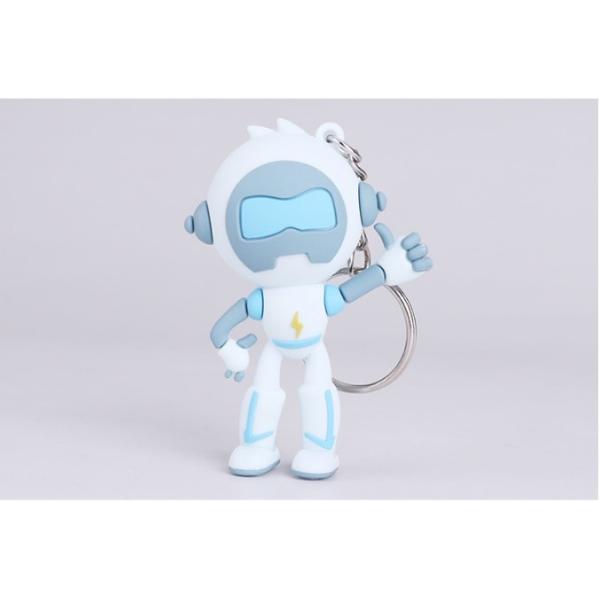 Soft PVC Rubber Plastic Key Chain, Custom Brand Symbol Miniature Figure Key Chain For Promotion