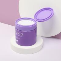 Pots pourpres de conditionnement en plastique avec Flip Top Cap Double Wall 100g 120g 150g 180g 240g