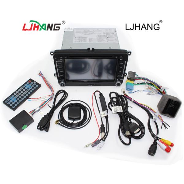 4GB RAM Android Auto Double Din Volkswagen Golf Dvd Player Front Camrea Rear Camera