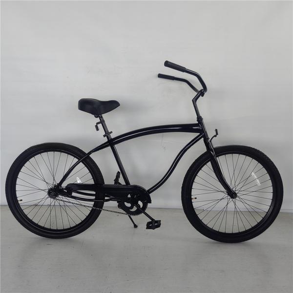 1.8m Length KMC Chain 26 White Wall Men's Bicycle Wheels for Custom Beach Cruiser Bike