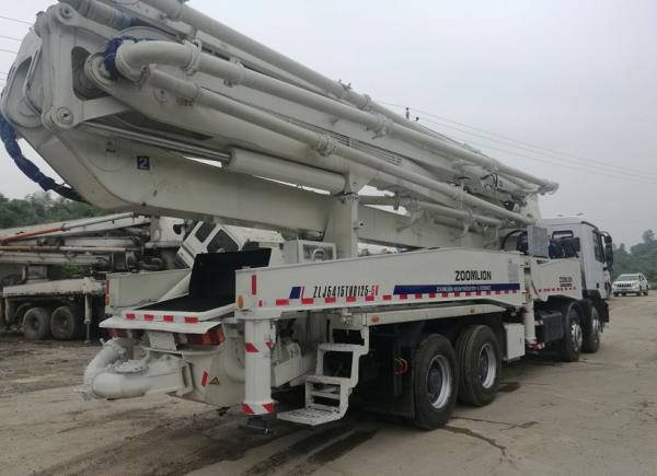 Zoomlion Boom Pump Truck 50 M Benz Used Concrete Pump Truck 300 Kw
