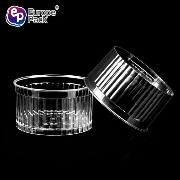 Chinese supplier disposable pudding cup with inner plastic mini dessert container dessert cup