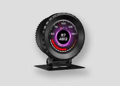 Calibre universal de prata preto da função do medidor OBD2 do calibre de carro multi