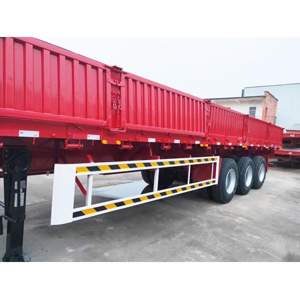30-100 Tons 4 Axles Heavy Duty Semi Trailers Cargo Livestock Sugar Cane Stake Fence 13m