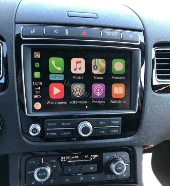 Apple CarPlay Multimedia Video Interface For VW Touareg OEM Radio