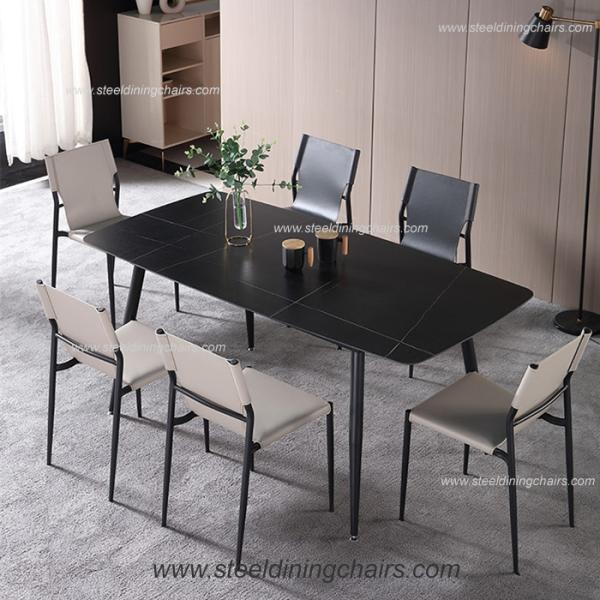 Hotel 44cm 82cm Nordic Side Dining Chair Upholstered Dining Chairs