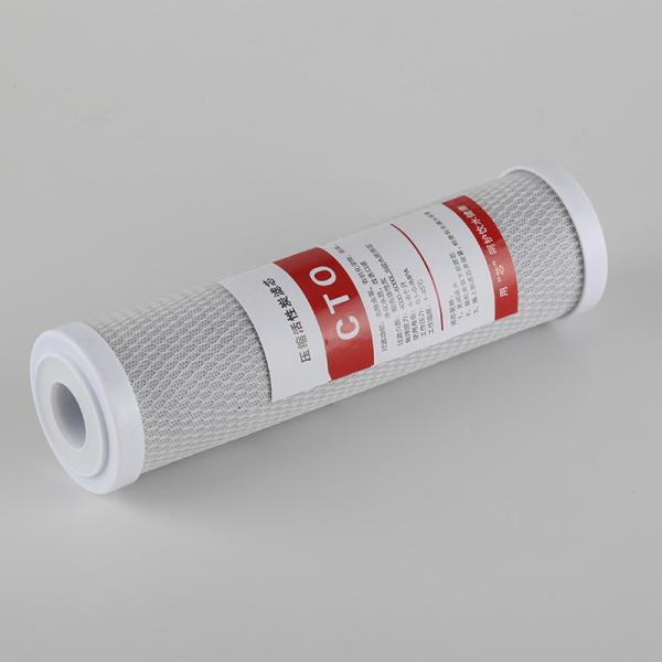 10 Inch CTO Compressed Activated Carbon Rod Pre-Filter for Water Filtration Equipment