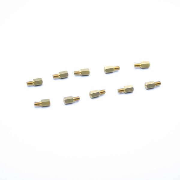 Male And Female Brass Screw Studs Hexagon Nail For Marine Automobile Aircraft