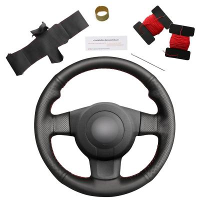 Seat Leon 1P FR Cupra Ibiza 6L 2006 2007 Hand Stitched Leather Steering Wheel Cover