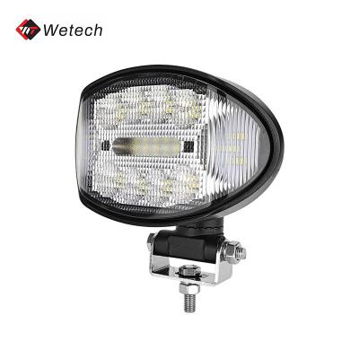 42W phares de tracteur à LED étanche à l'eau LED lumière de travail personnalisée avec base rotative réglable
