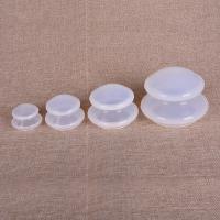 a terapia 4pcs colocando ajustou copos colocando da terapia da massagem do vácuo da sução do silicone ajustou o uso da casa que coloca Kit For Cellulite