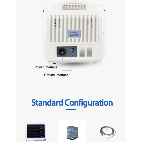 6 Para Multi Parameter Patient Monitor With 15 Inch Large Screen