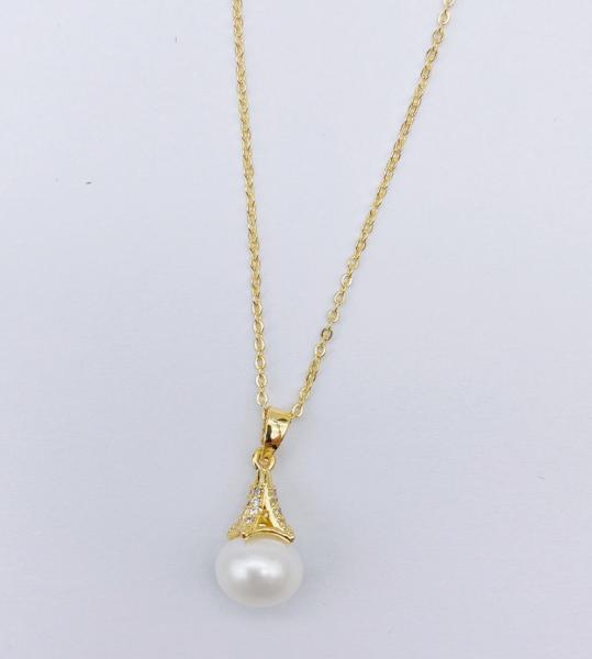 Natural Pearl necklace jewelry set Natural freshwater pearls beaded pearls made of high quality jewelry necklace Earring