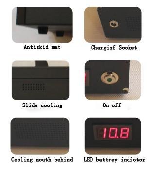 Crime Scene Forensic Equipment , 90W LED Footprint Light Source 7000K 60W