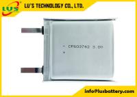Bateria LiMnO2 embalada macia de CP603742 Mini Flat Battery 2400mAh para a logística inteligente