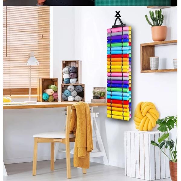 Посуда шкафа организатора хранения 48 Rolls винила держателя хранения винила Стен-держателя Rolls