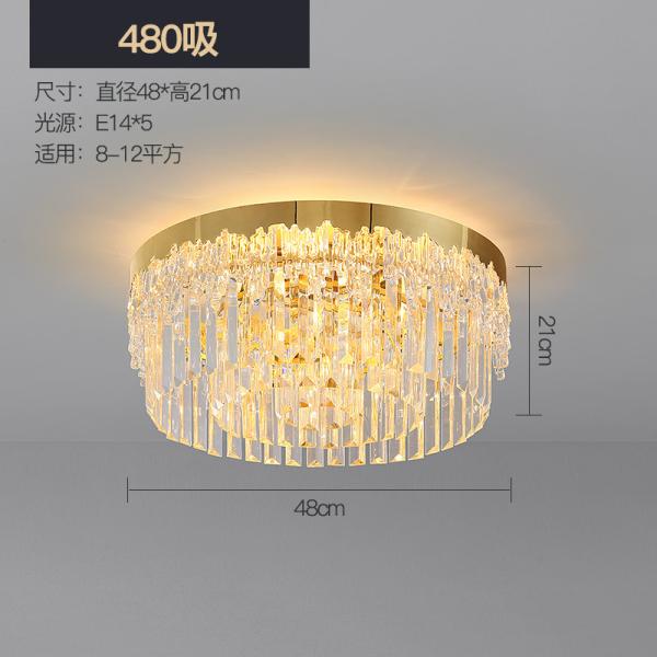 Stainless Steel Gold Lighting Modern Polished Round led flush mount ceiling light fixture(WH-CA-89)