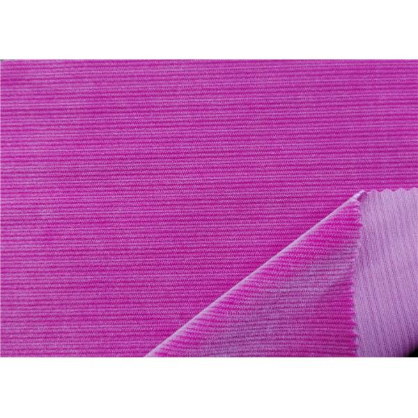 Factory Supply 95/5 Polyester spandex Super Soft AB Yarn Short Plush velvet Fabric For Garment