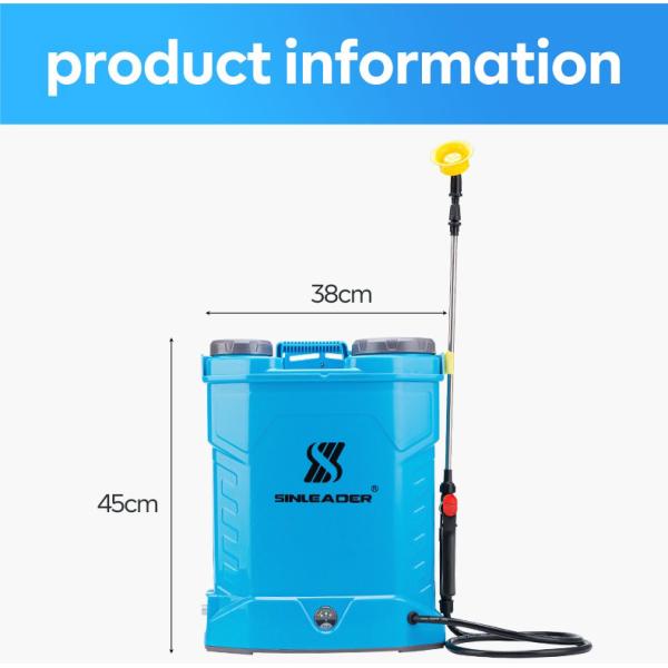 12L Agricultural Pump Sprayer PP Material Backpack Manual Sprayer