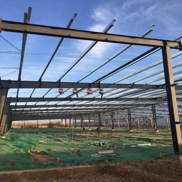 Prefab Heavy Steel Structure Building For Office Hotel With Welding Cutting Services