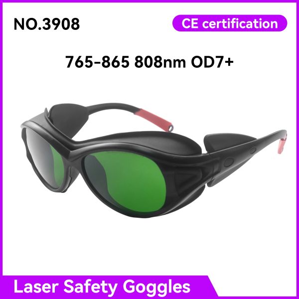 FOR LASER ipl protect glasses laser protector laser protective 532 professional laser glasses 765-865nm 808nm OD7+ laser goggles laser protection glases laser lenses protect laser ipl safety glasses