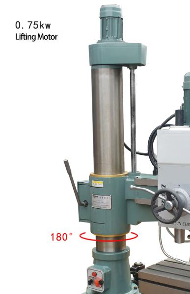 Universal Radial Drill Z3725 Mechanical Speed Change Hydraulic Radial Drilling Machine