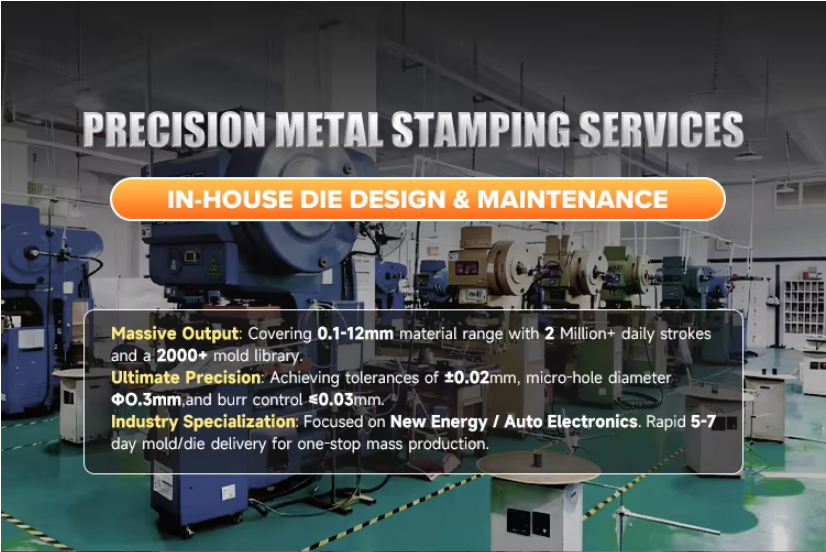 Precision Spring Sheets / Spring Contacts - Custom Stamped to Specifications