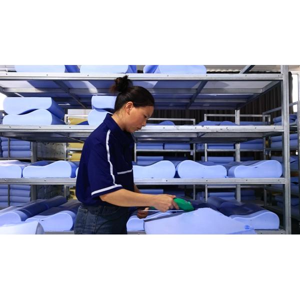 Custom Shaped Cervical Orthopedic Smart Gray Memory Foam Sleeping Neck Bed Memory Foam Pillow