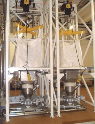Pvc 1 Ton Bag Unloader Bulk Bag que descarrega o descarregamento da grão do sistema do equipamento