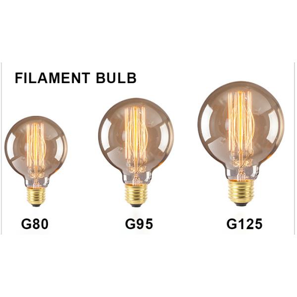 Fancy 40 Watt E27 Led Filament Bulb Dimmable  St64 Squirrel Globe Filament Light