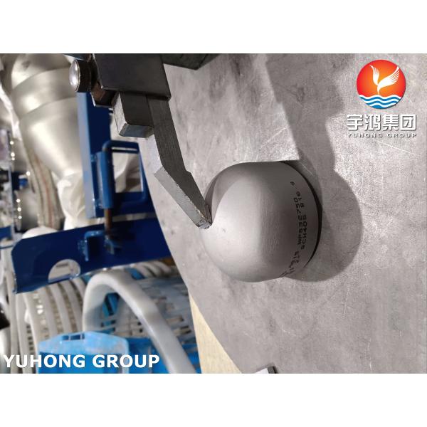 Accesorios de tapa de acero inoxidable ASTM A815 UNS S32750 para alta presión