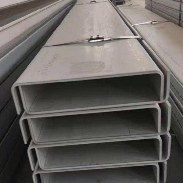 Plate bending Stainless Steel Channels SS Plate Profile Height 200 - 800mm