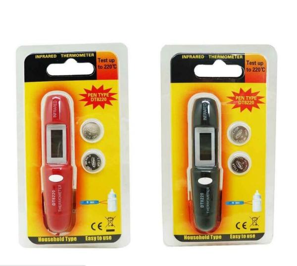DT8220 New Mini Pen Type Non-Contact LCD Display Digital Infrared Thermometer  For Household Temperature Measurement
