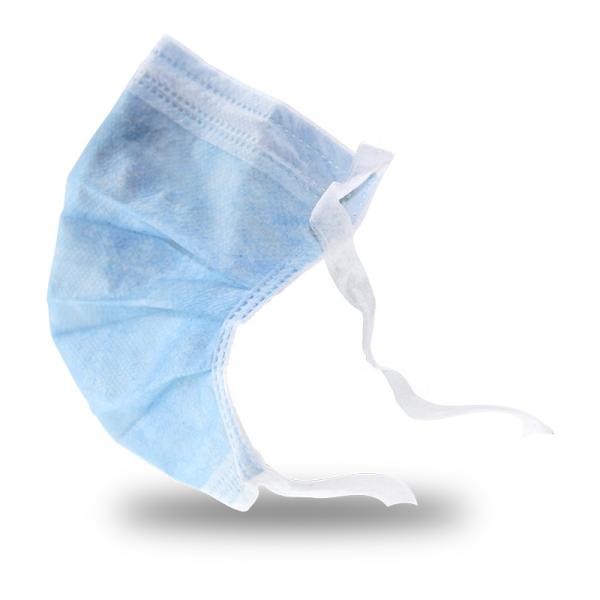 CE Approved Face Surgical Disposable Mask Non Woven Fabric With Tie On