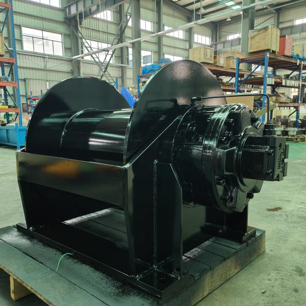 50KN Hydraulic Winch With GM Motor For Crane and Marine Mooring Anchor Winch 11000LBS
