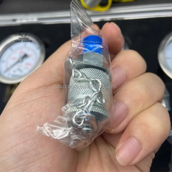Manufacturing Plant Excavator High Precision Hydraulic Oil Pressure Gauge and Repair Box Set for Pilot Pump Detection Instrument